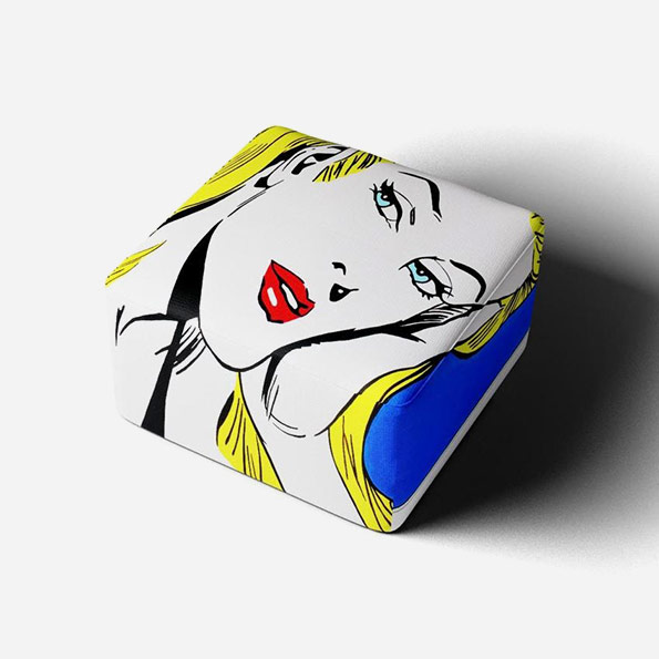 Pouf Caroline Dechamby Pouf Caroline Dechamby