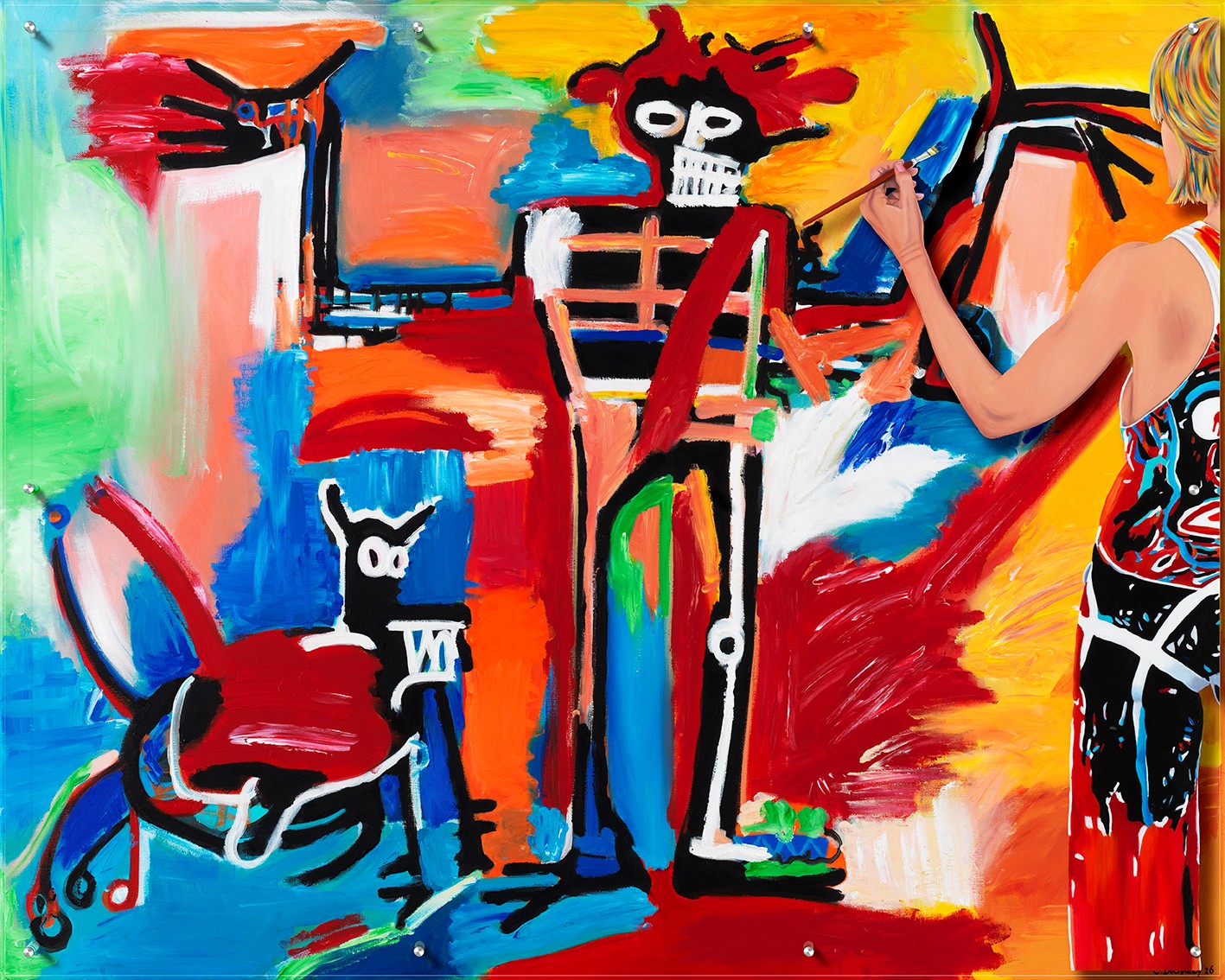 The dog 120 x150 cm The dog